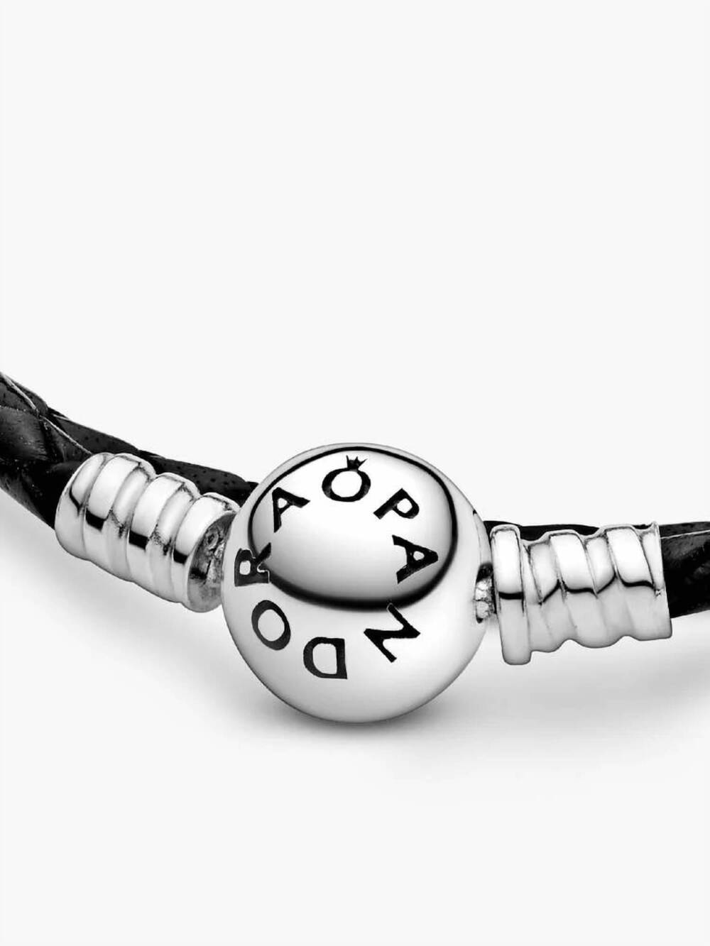 NEW PANDORA moments leather bracelet - 13.8" in black